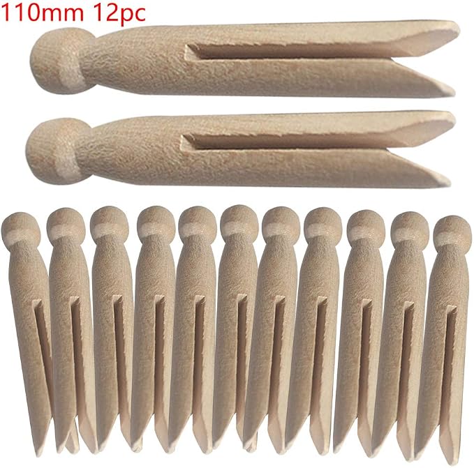 Round Wooden Clothespins - Image 6