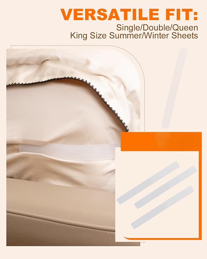 Transparent Sheet Fastener Strips, Bed Sheet Holders - Image 5