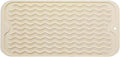 Silicone Dish Drying Mat, Non-Slip Easy Clean Sink Mat, Large Heat-resistant by MODENGKONGJIAN