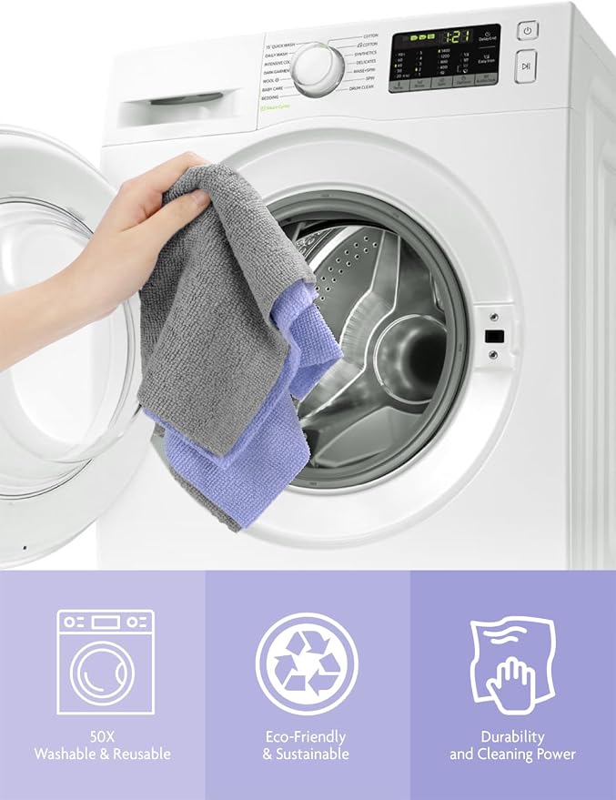 Fantasticlean Microfiber Cleaning Cloth Roll- 75 Sheets, Tear-away Microfiber - Image 8