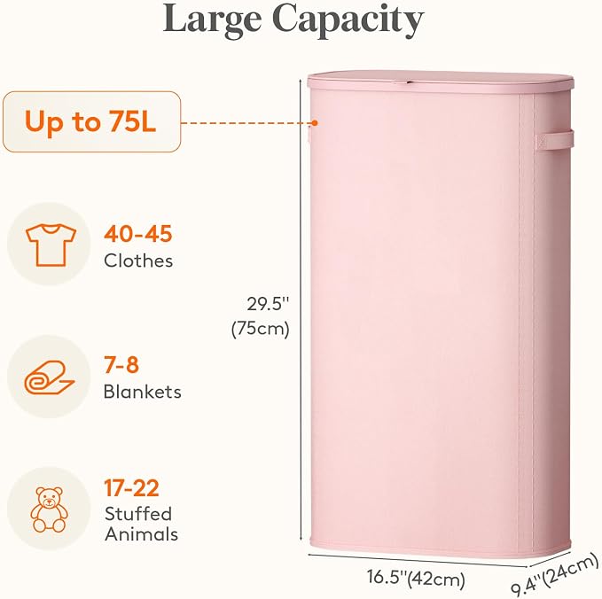 Lifewit Slim Laundry Basket - Image 3