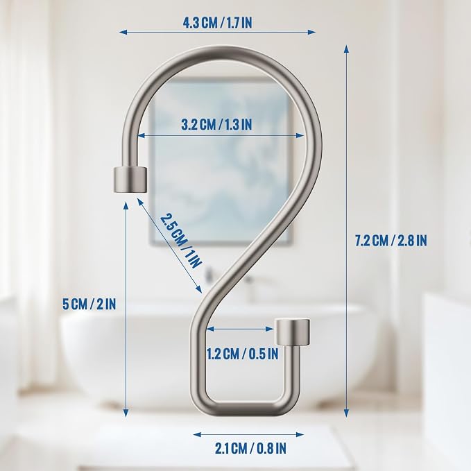 Goowin Shower Curtain Hooks - Image 3