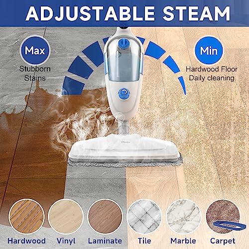 Steam Mop for Floor Cleaning, 10in1 Multi Purpose Handheld Steamer Cleaner - Image 5