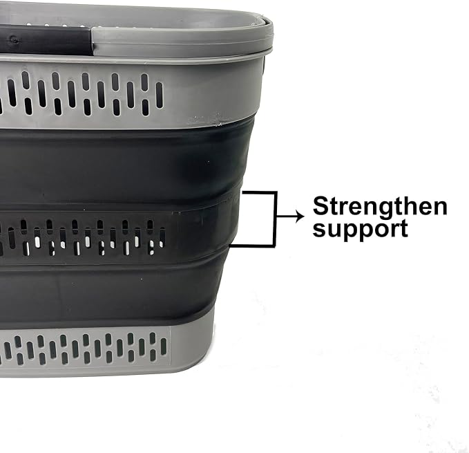 SAMMART 38L Collapsible Plastic Laundry Basket - Image 7