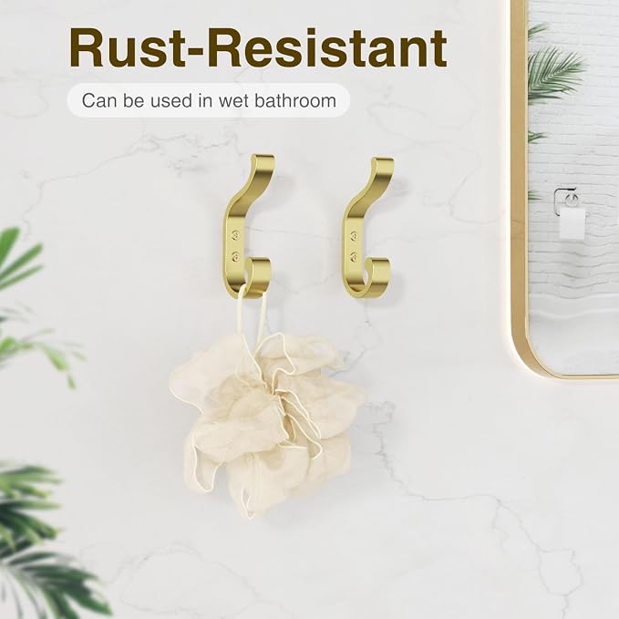 Coat Hooks Wall Mount, Heavy Duty Wall Hooks - Image 7