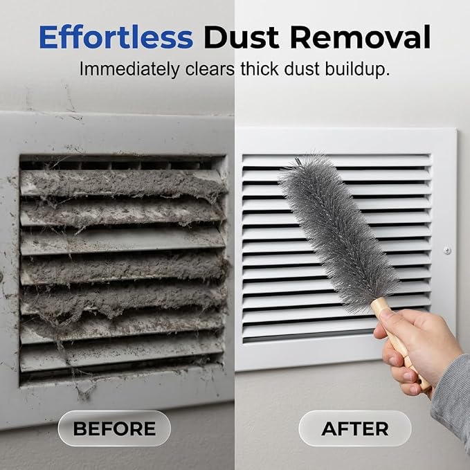 Fan Cleaning Brush, 2026 New Bendable Microfiber Head Dusting Brushes, Reusable - Image 6
