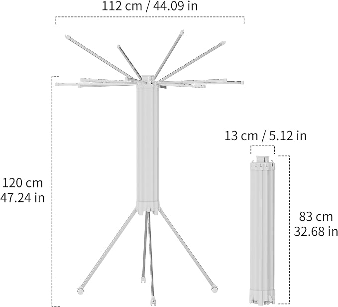 RFOUO Foldable Clothes Drying Rack - Image 3