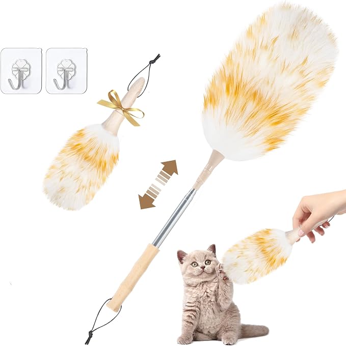 LOVECO Lambs Wool Dusters for Scratch-Free Cleaning Extendable 29-49 Inch | - Image 8