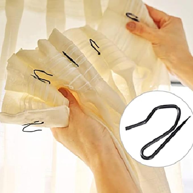 Qunclay 100 Set 0.98 Inch Metal Curtain Rings - Image 7