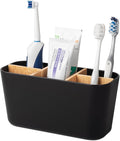 Toothbrush Holders Electric Tooth Brush and Toothpaste Organizer, 5 Slots by Heagoale