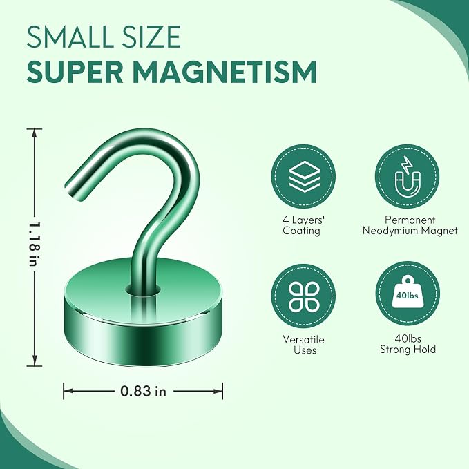 Neosmuk Magnetic Hooks Steel Tube Design - Image 6