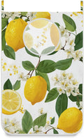 Lemon Branch Flower Hanging Laundry Hamper Door Hampers Bag Basket by Tatenale