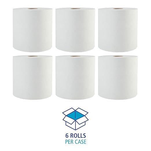 Boardwalk BWK17GREEN Boardwalk Green Universal Roll Towels, Natural White - Image 3