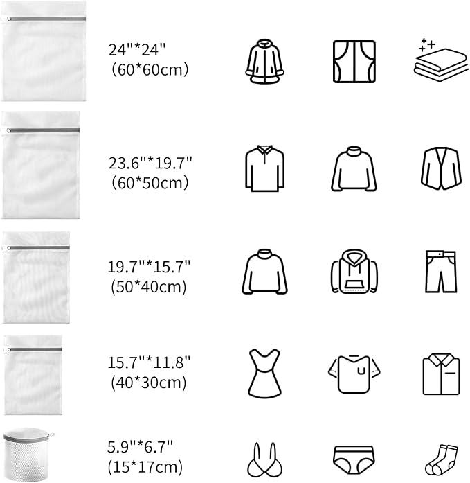 Mesh Bra Bags for Laundry by MDSXO, Baby Laundry, Travel Storage - Image 2