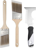 Mister Rui Angled Paint Brushes 3 Pieces Set, by MisterRui