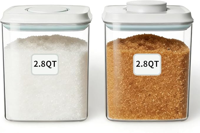 Food Storage Container Set 2.8 Qt ×2 by ANKOU