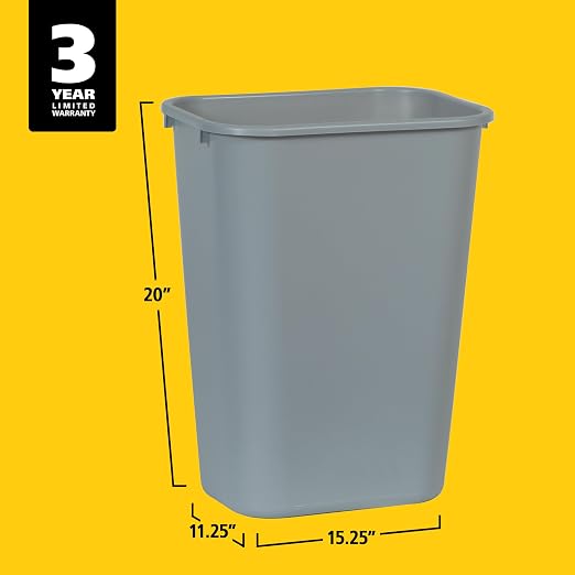 Rubbermaid Commercial Products Deskside Wastebasket/Trash Can, - Image 3