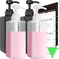 Soap Dispenser with Waterproof Labels, Thickened Plastic Hand Soap Dispenser by Lewistin
