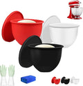 Silicone Kitchen Bowl Liner, Mixing Bowl Accessory with Lid, and Baking & Cooking Attachment for 5-Quart Tilt-Head Stand Mixers—No Bowl Replacement Required