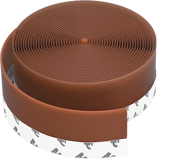 Weather Stripping Door Seal – 1.0in Brown Door Stoppers by WigtdaWeatherStripping