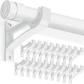 KOLAKO Curtain Rod Holders, Heavy Duty 1 Inch Curtain Rods Bracket, 20 Pack by KOLAKO