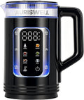 Electric Tea Kettle with Temperature Control, Glass smart Water Boiler for Tea, Coffee & Boil, Automatic Shut Off, 12h Keep Warm & One-Touch 6 Presets