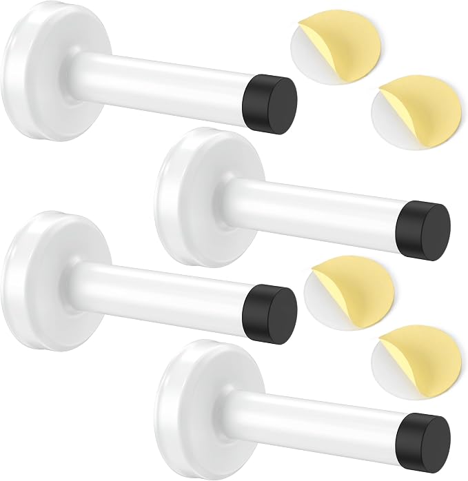 4 Pack Door Stops, 304 Stainless Steel Door Stoppers, Easy Installation - Image 9