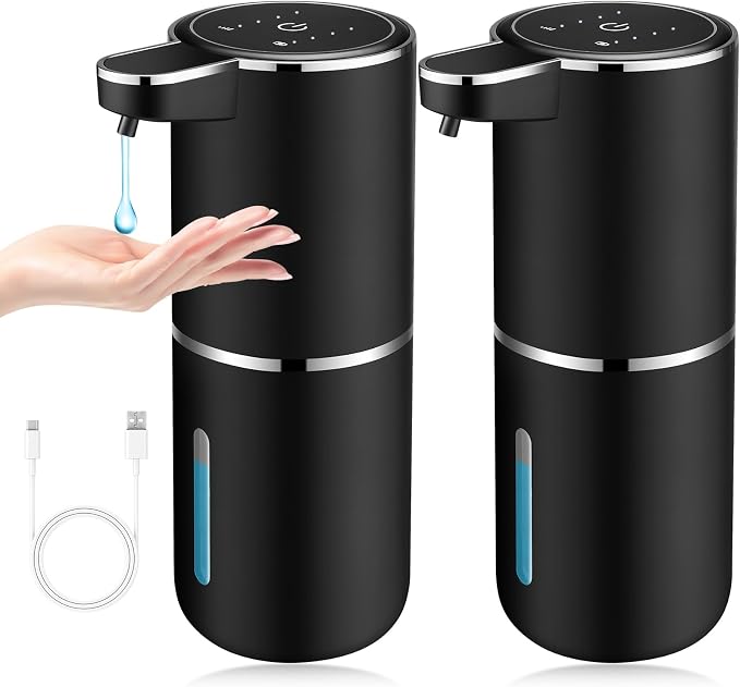 VZZNN 2 Pack Automatic Soap Dispenser, Automatic Liquid Soap Dispenser Touchless by VZZNN