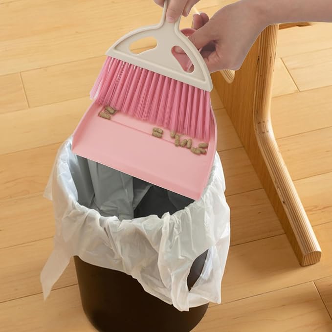 1 Pcs Mini Broom and Dustpan Set Small Whisk Broom Hand Held - Image 4