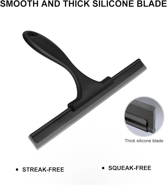 SetSail Squeegee for Shower Glass Door, 10 Inches, All-Purpose Window Squeegee - Image 4