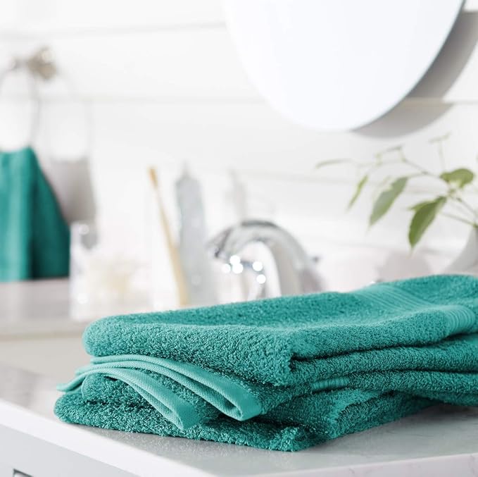 Amazon Basics Fade-Resistant 100% Cotton Hand Towels - Image 9