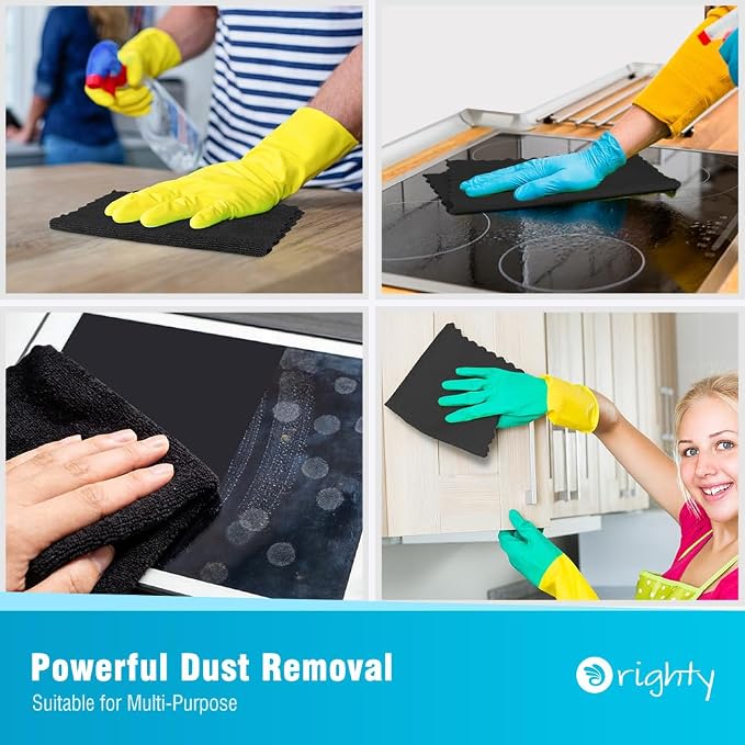 Orighty Microfiber Cleaning Cloth Bulk, 100 Pack, 11.5x11.5 inch, Soft Highly - Image 7