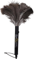 Aldwin Ostrich Feather Duster Retractable 16 inch, 1 Pack | Genuine Fluffy by AldwinOstrichFeatherDuster