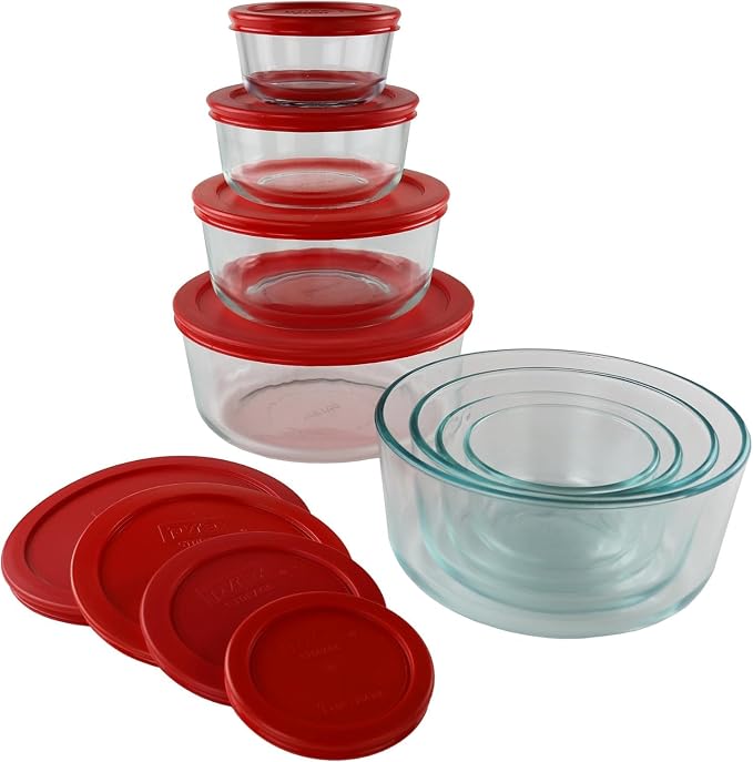Pyrex Simply Store Glass Food Storage Containers Set | Meal prep containers - Image 3