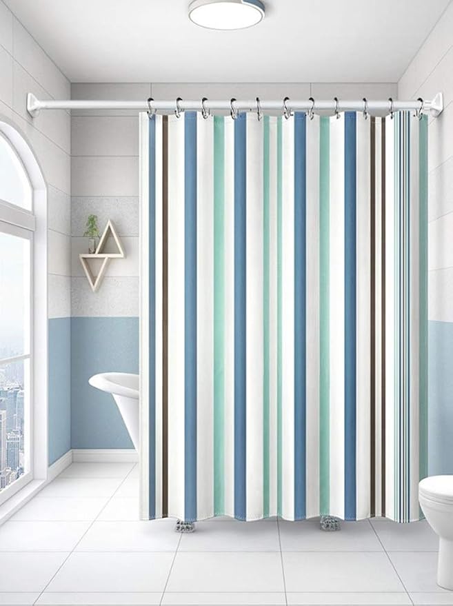 Shower Curtain Hooks, Stainless Steel Black Shower Curtain Hooks, Shower - Image 7