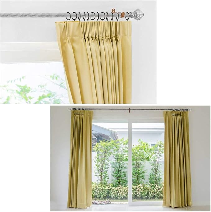 40 Pack Rings Curtain Clips Rustproof Metal Window Drapery Decorative Clips - Image 6
