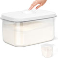 Airtight 12 Lbs Flour Sugar Storage Containers 6.34 Qt Rice Holder BPA Free by TBMAXS