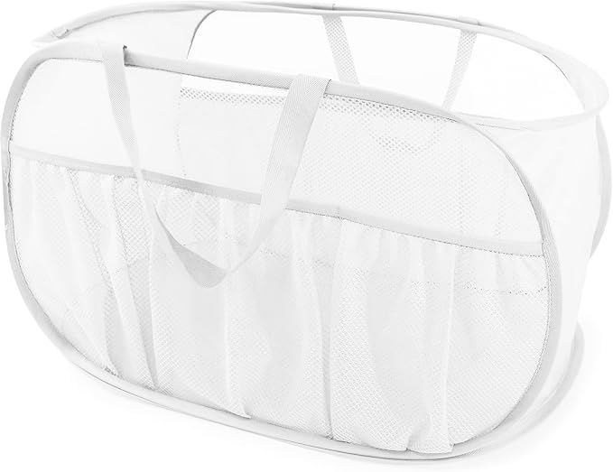 Collapsible Laundry Baskets, Upgrade Pop Up Laundry Hamper by BATTOO