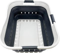 SAMMART 42L Collapsible Plastic Laundry Basket by SAMMART