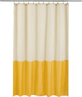 ALYVIA SPRING Waterproof Fabric Shower Curtain or Liner Cream/Yellow by ALYVIASPRING