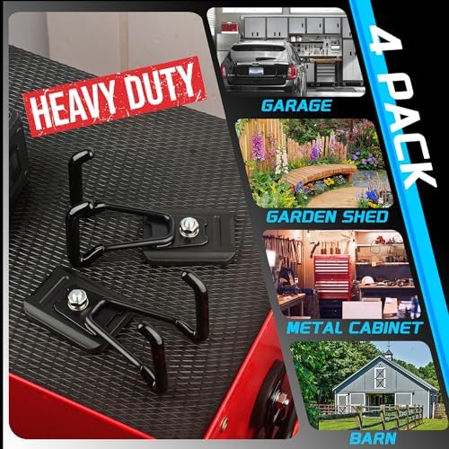 Heavy Duty Magnetic Hook, Large Utility Storage Magnetic Garage Hooks, Strong - Image 5