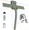 Silicone Shower Squeegee with 3-in-1 No-Drill Mount, Streak-Free & No-Squeak by G%C3%9CTEWERK