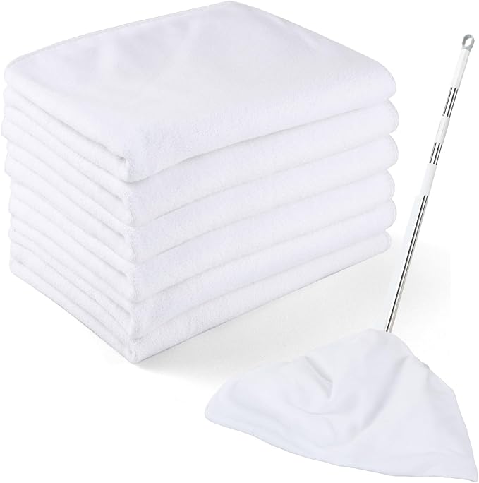 6 Pack Extra Large Microfiber Cleaning Cloths 20"x30", Lint-Free Reusable Towels by Unknown