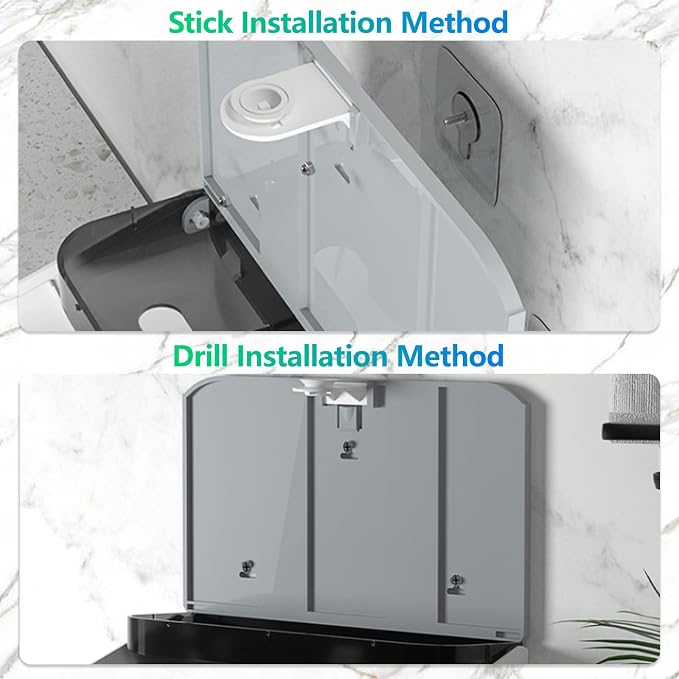 Paper Towel Dispenser Wall Mount: Adhesive Paper Towel Holder - Image 3