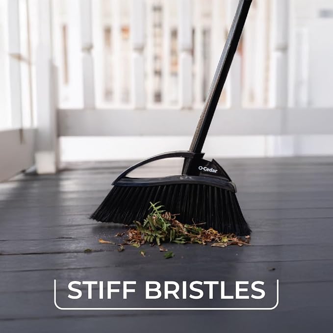 O-Cedar Strong Sweep Broom and Dustpan Set - Image 3