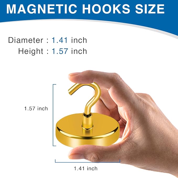 LOVIMAG Magnetic Hooks for Cruise Essentials 2026 Cabins Door 12 P-170LBS - Image 2