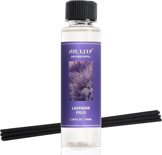 Reed Diffuser Oil Refill/Lavender Field/3.38 oz / 1 Pack/Air Freshener & by Airkeep