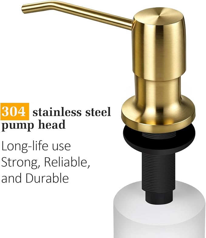 Soap Dispenser for Kitchen Sink, Built in Sink Soap Dispenser Lotion Dispenser - Image 3
