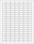 White Rectangular Labels + Bonus Color Stickers - White Color-Coding Labels - Laser Printer Template Included 1630 Pack