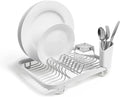 Umbra Sinkin Dish Drying Rack, in Sink or Countertop Drainer, non slip rubber by Umbra